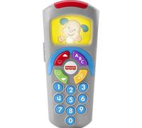Fisher-Price Baby Learning Toy Laugh & Learn Puppys Remote Pretend TV Control with Music & Lights for Infants Ages 6+ Months