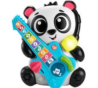 Fisher-Price Baby Learning Toy Link Squad Jam & Count Panda with Music & Lights for Ages 9+ Months, Compatible Only with Link Squad Items