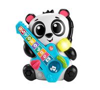 Fisher-Price Baby Learning Toy Link Squad Jam & Count Panda with Music & Lights for Ages 9+ Months, UK English Version, Compatible Only with Link Squad Items, HYL22