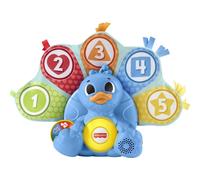 Fisher-Price Baby Learning Toy Linkimals Counting & Colors Peacock with Lights & Music for Infants Ages 9+ Months Compatible Only with Linkimals