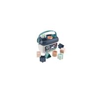 Fisher-Price Baby\'s First Blocks - Navy Fawn, Set of 10 Blocks for Stacking and Sorting Play for Infants Ages