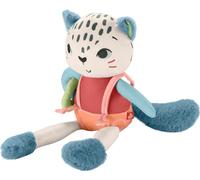 Fisher-Price Baby Sensory Toy Planet Friends Spotting Fun Snow Leopard for Newborns Ages 3+ Months, Made of 95% Recycled Plastic and FSC Certified Packaging, HKD64