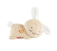 Fisher-Price Baby Sound Machine Soothe & Settle Bunny Portable Plush Toy with Music, Lights & Motion for Newborns, HXG97