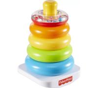 Fisher-Price Baby Stacking Toy Rock-A-Stack Roly-Poly Base With 5 Colorful Rings For Ages 6+ Months