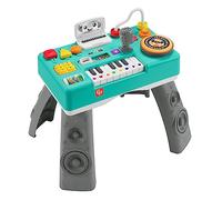 Fisher-Price Baby & Toddler Activity Table, Laugh & Learn Mix & Learn DJ Table, Musical Learning Toy with Lights & Sounds, GERMAN Version, HXG09