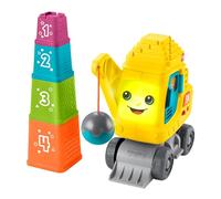 Fisher-Price Count & Stack Push-Along Crane Stacking Toy