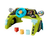 Fisher-Price Baby & Toddler Learning Toy Laugh & Learn Sit & Steer Driver Car Activity Center with Smart Stages for Ages 6+ Months, HTW88