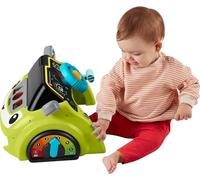 Fisher-Price Baby & Toddler Learning Toy Laugh & Learn Sit & Steer Driver Car Activity Center with Smart Stages for Ages 6+ Months, JDY43