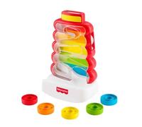 Fisher-Price Baby & Toddler Toy Drop Through Rock-a-Stack, Coin Drop Activity for Developmental Play Infants Ages 9+ Months, JLB81