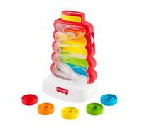 Fisher-Price Baby & Toddler Toy Drop Through Rock-a-Stack, Coin Drop Activity for Developmental Play Infants Ages 9+ Months, JLB81