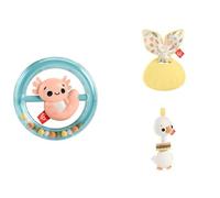 Fisher-Price Baby Toy Baby Teethers and Rattle Sensimals for Babies 3 Months and Up