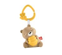 Fisher Price Baby Toy Beary Soothing Portable Sound Machine with Music, Night Light & Customizable Timer for Newborns 0+ Months, HRB18