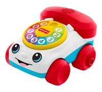Fisher-Price Chatter Telephone Vehicle Baby Toy | Mini 3-Inch, Push-Along with Sounds, Crawl & Chase Play, Fine & Gross Motor Skills, Infants Ages 6+ Months, JKD56