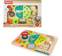 Fisher-Price Baby Toy Fun Wooden Play Board for Babies from 6 Months