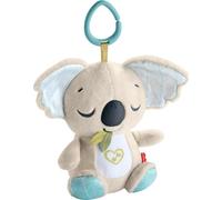 Fisher-Price Baby Toy On-the-Go Koala Soother, Plush Portable Sound Machine with White Noise & Music for Newborns Ages 0+ Months, JBD65