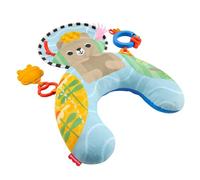 Fisher-Price Baby Toy Sensory Adventures Tummy Wedge Newborn Support with Teether & Rattle Activities for Infants Ages 0+ Months, JHB44
