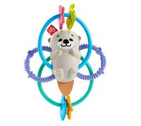 Fisher-Price Baby Toys Twist & Teether Otter 2-in-1 Rattle (Japanese Packaging)