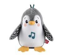 Fisher-Price Plush Tummy Time Toy, Flap & Wobble Penguin, Newborn Musical Toy