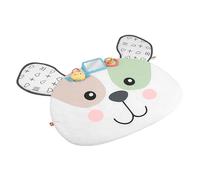 Fisher-Price Baby Tummy Time Toy, Puppy Perfection Giant Play Mat with Sensory Development Activities for Newborns 0+ Months, HYR51
