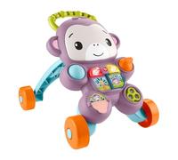 Fisher-Price Baby Walker Learn With Me Purple Monkey Toy with Music Lights & Activities for Infants & Toddlers Ages 6+ Months, JGW90