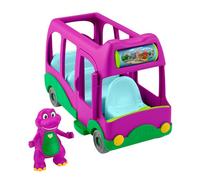 Barney’s World Preschool Toy Adventure Bus Push-Along Vehicle & Barney Figure for Pretend Play Kids Ages 3+ Years, HYG95