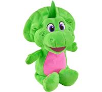 Barney Fisher-Price World Toddler Toy Plush Baby Bop 6.5-Inch Dinosaur Character for Preschool Kids Ages 2+ Years, HVF41