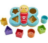 Fisher-Price Butterfly Shape Sorter, Baby Shape Sorter Toy with Different Colour