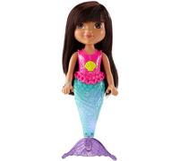 Fisher-Price CDR85 Dora and Friends Sparkle and Swim Mermaid Dora Doll