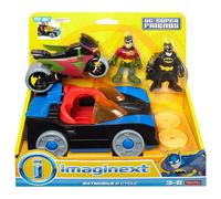 Fisher-Price CGL38 Batman Imaginext DC Super Friends, Batmobile & Cycle