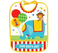Fisher Price Circus Animal 1St Birthday Bib Multi One Size