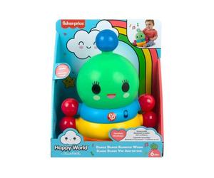 Fisher-Price Dance Dance Happy World Rainbow Worm Toy for Infants and Toddlers 6