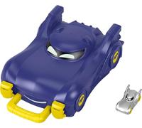 Fisher-Price DC Batwheels Preschool Toy Bat The Batmobile Carrying Case with 1:55 Scale Diecast Car for Ages 3+ Years (HRJ52)