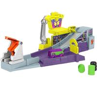 Fisher-Price DC Batwheels Toy Car Playset Legion of Zoom Launching HQ with Ramp