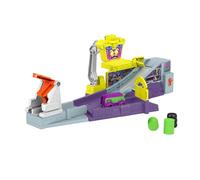 Fisher-Price DC Batwheels Toy Car Playset, Legion of Zoom Launching HQ with Ramp & Launcher plus Prank The Joker Van, Ages 3+ Years, HNP07