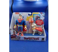 Fisher-Price DC League Of Super-Pets Superman & Krypto Figures