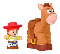 Fisher-Price Little People Disney Pixar Toy Story Bobbin’ Bullseye & Jessie, Toddler Figure Set