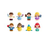 Fisher-Price Disney Princess Toddler Toys Little People Prince and Princess Figure Pack, 8 Pieces