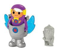 Fisher-Price DMF13 Go Jetters Click-On Xuli + G.O. Dive Action Figure Toy