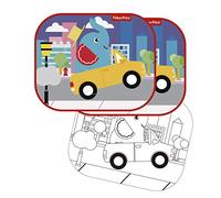 Fisher-Price Car Sun Protect(2pcs)+Draw Elephant, Multicolor, Medium