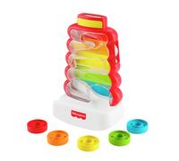 Fisher-Price Baby & Toddler Toy Drop Through Rock-a-Stack, Coin Drop Activity for Developmental Play Infants Ages 9+ Months, JLB81