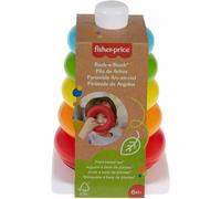 Fisher-Price Rock-a-Stack Ring Stacking Toy for Infants, Made with Plant-Based Materials