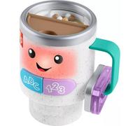 Fisher-Price Baby & Toddler Toy Laugh & Learn Wake Up & Learn Coffee Mug with Lights Music & Learning for Infants Ages 6+ Months