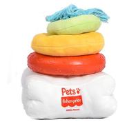 Fisher-Price for Pets Attack-A-Stack Chase & Toss Ring Stack Toy for Dogs and Puppies | Multifunctional Dog Toy for Mental Stimulation