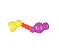 Fisher-Price for Pets ColorBites Flip Stick Multi-Function Puppy Teething Toy - Treat Hide Toy for Puppies - Fetch Dog Toy, Tug Dog Toy, Enrichment Dog Toy