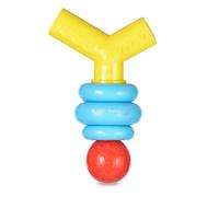 Fisher-Price for Pets Stack N' Relax Resilient Chewer Teething Toy for Puppies | Chew Toy for Puppies, Puppy Teething Toy, Puppy Teether | Multifunctional Dog Toy, Treat Hide Dog Toy