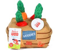 Fisher-Price for Pets Veggie Treat Puzzle Dog Toy Burrow Style Toys with Removable Mini Plushes Use as a Treat Dispenser Developmental Toys for Dog
