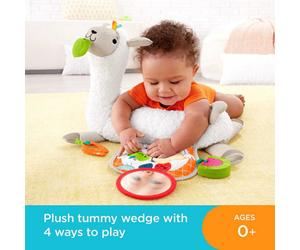 Fisher Price Glk39/ghj03 Grow-With-Me Tummy Time Llama (Brown Eco Box)