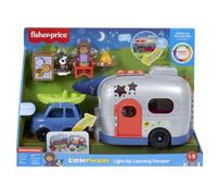 Fisher-Price HJN42 Little People Camping Adventure 2-in-1 Vehicle and Play Set with Lights and Songs for Children from 1 Year