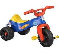 Fisher-Price Hot Wheels Tough Trike, Sturdy Ride-on Tricycle with Hot Wheels Colors and Graphics for Toddlers and Preschool Kids Ages 2-5 Years