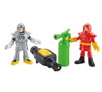Imaginext 2 Pack Figurine Figure Set City Airport Emergency Vehicles